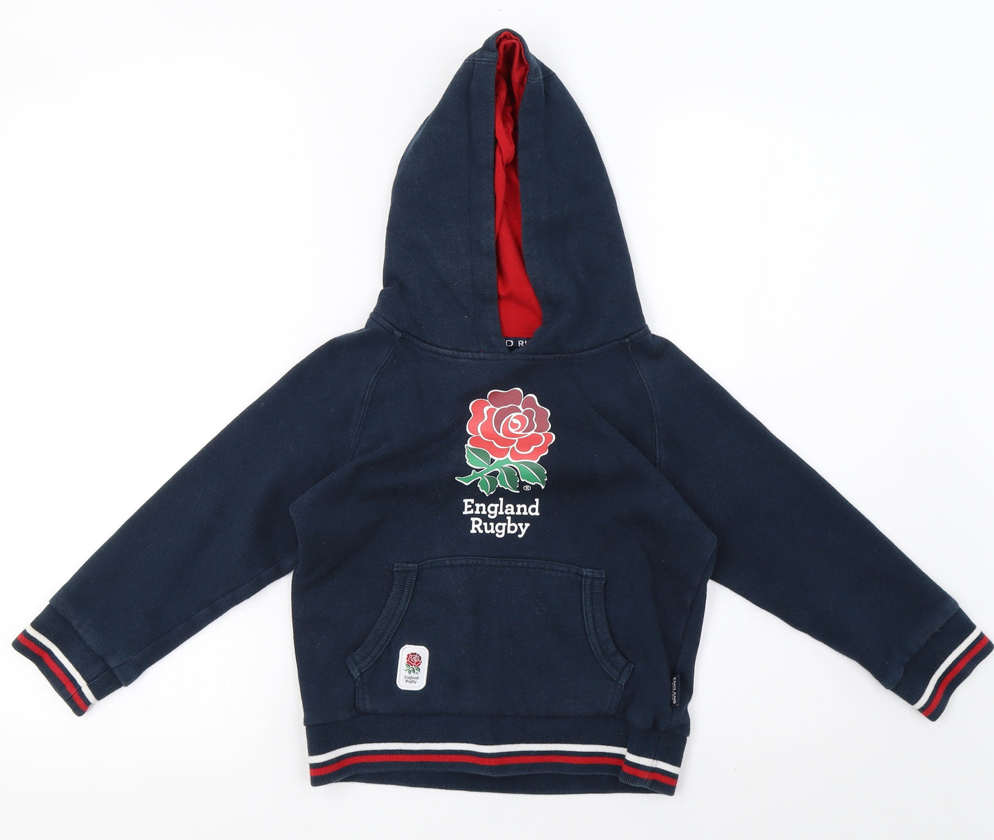 Preworn Boys Blue   Pullover Hoodie Size 5-6 Years