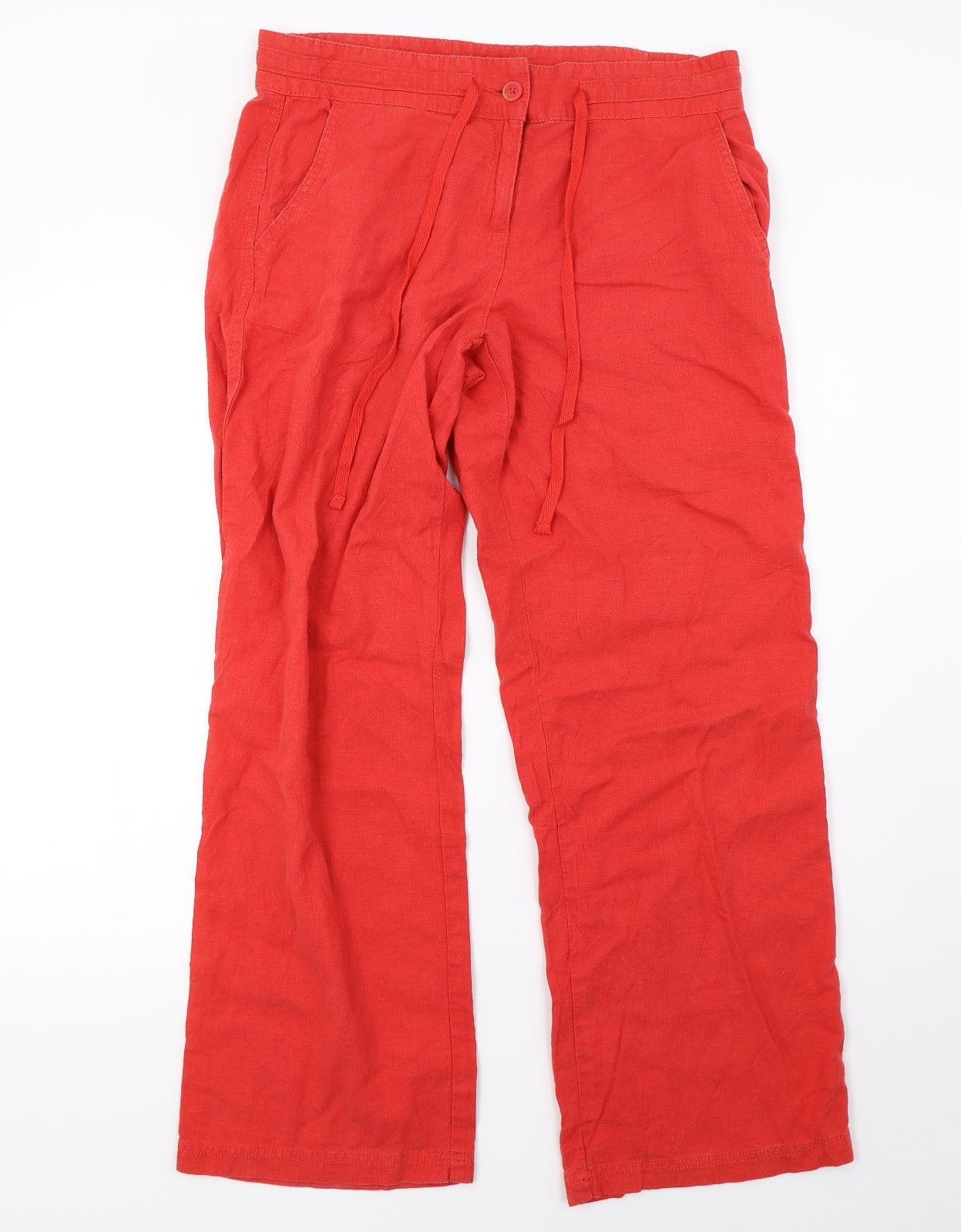NEXT Womens Red   Trousers  Size 12 L30 in