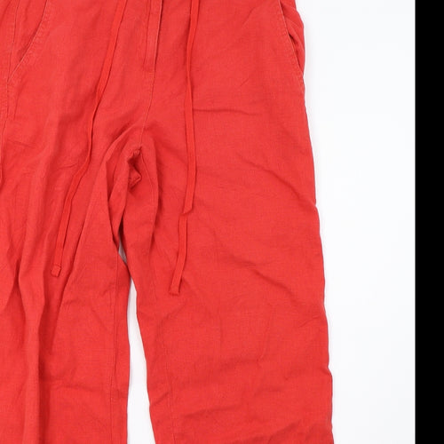 NEXT Womens Red   Trousers  Size 12 L30 in