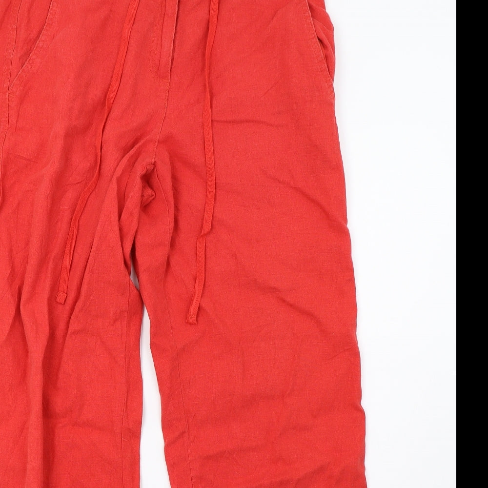 NEXT Womens Red   Trousers  Size 12 L30 in
