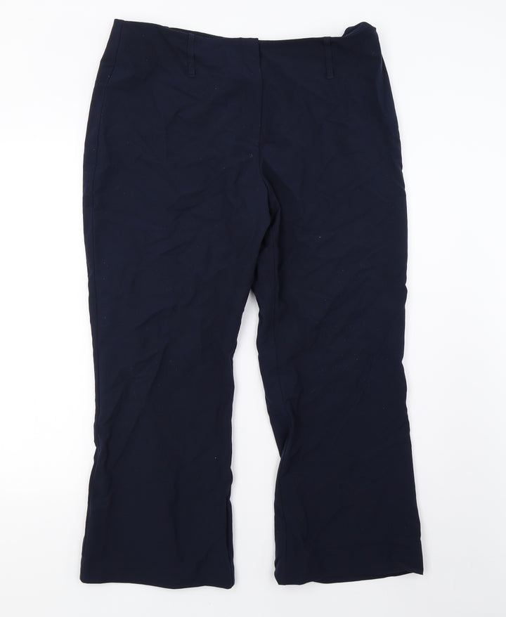 elite Womens Blue   Trousers  Size 16 L26 in