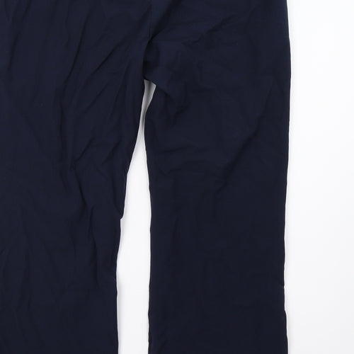 elite Womens Blue   Trousers  Size 16 L26 in