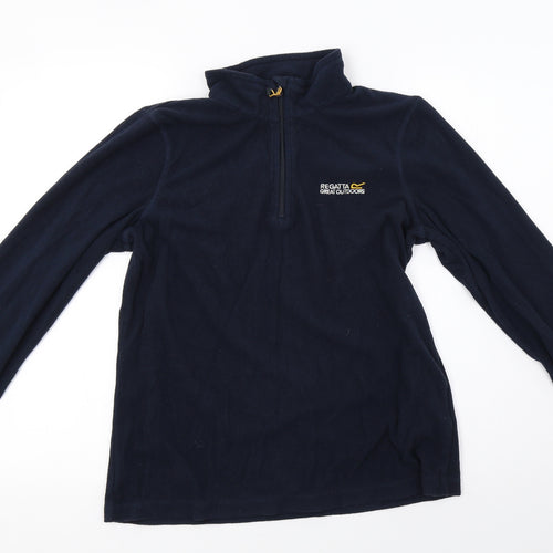 Regatta Womens Blue  Fleece Pullover Sweatshirt Size 12