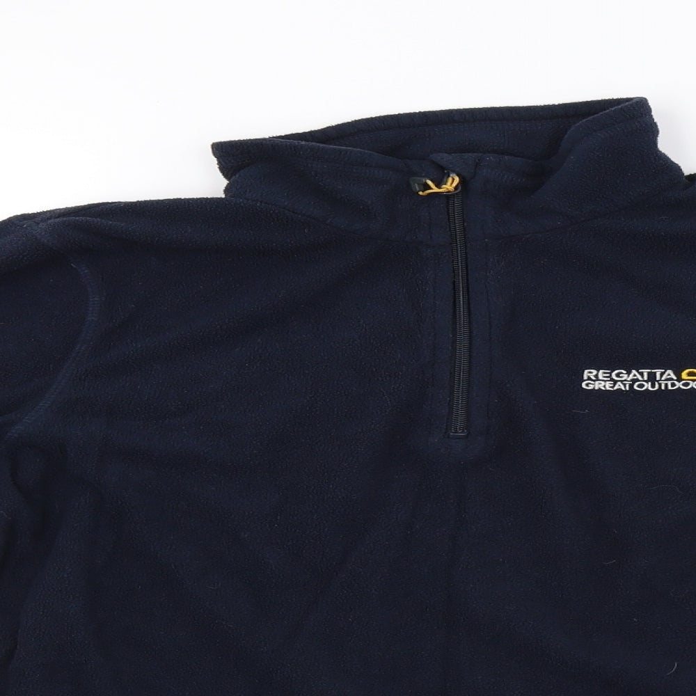Regatta Womens Blue  Fleece Pullover Sweatshirt Size 12