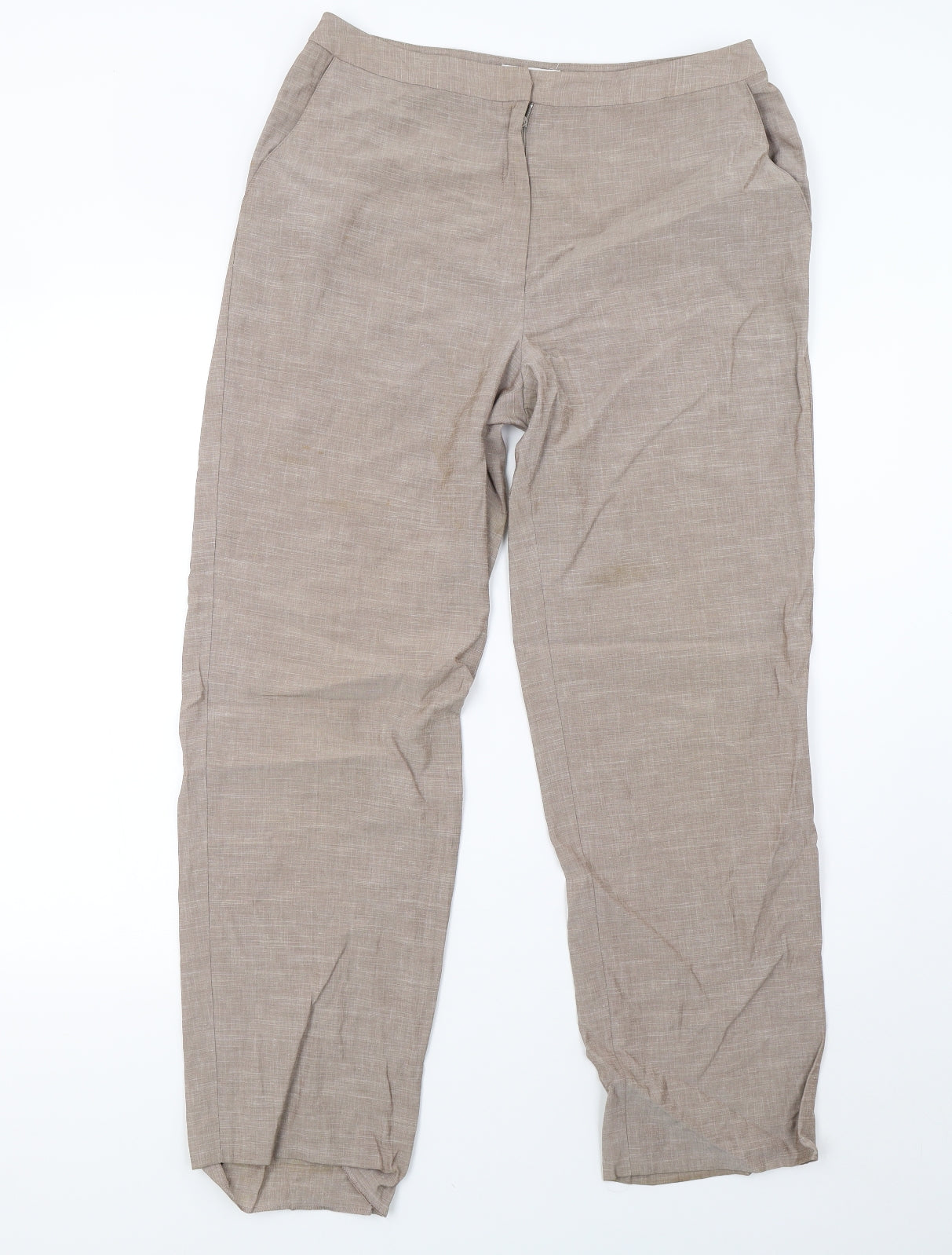 Precis Womens Brown   Trousers  Size 14 L29 in