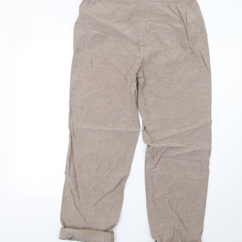 Precis Womens Brown   Trousers  Size 14 L29 in