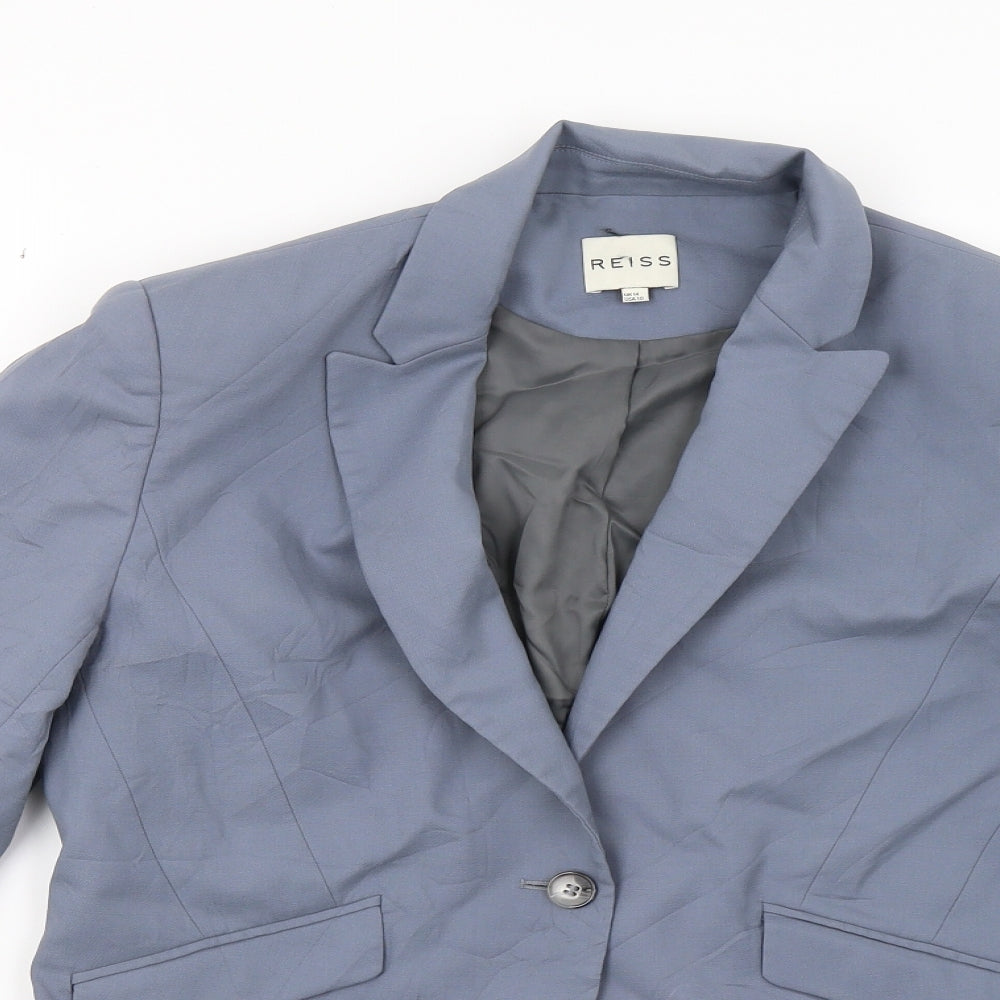 Reiss Womens Blue   Jacket Blazer Size 14