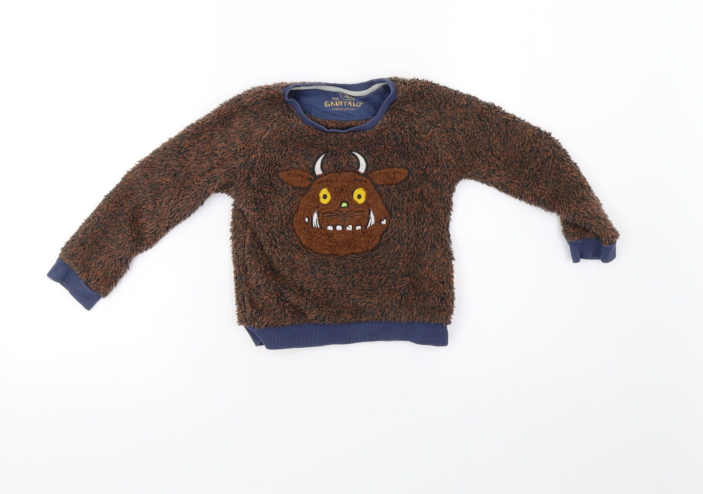 Marks and Spencer Boys Brown   Pullover Sweatshirt Size 2-3 Years