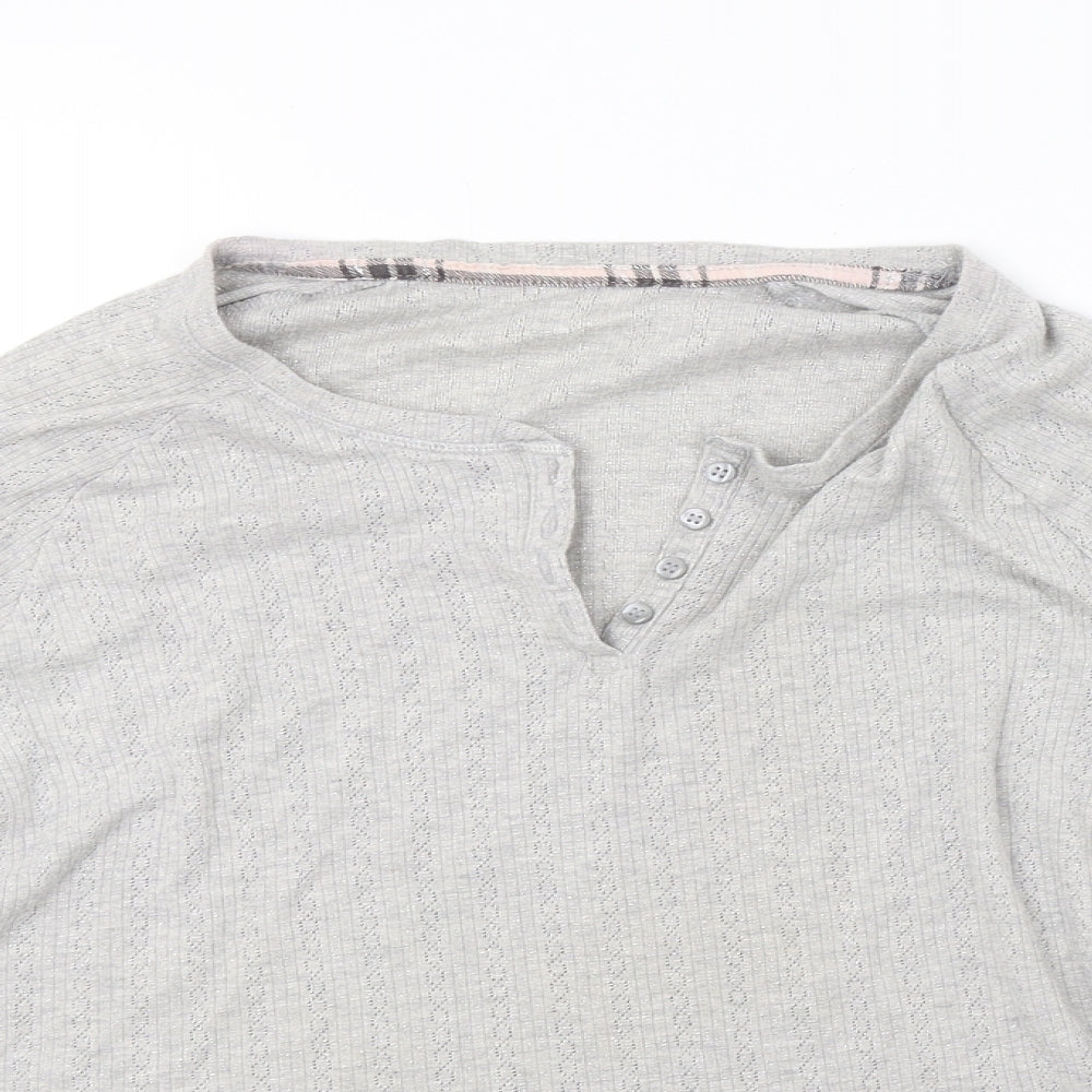 George Womens Grey   Babydoll Pyjama Top Size 18