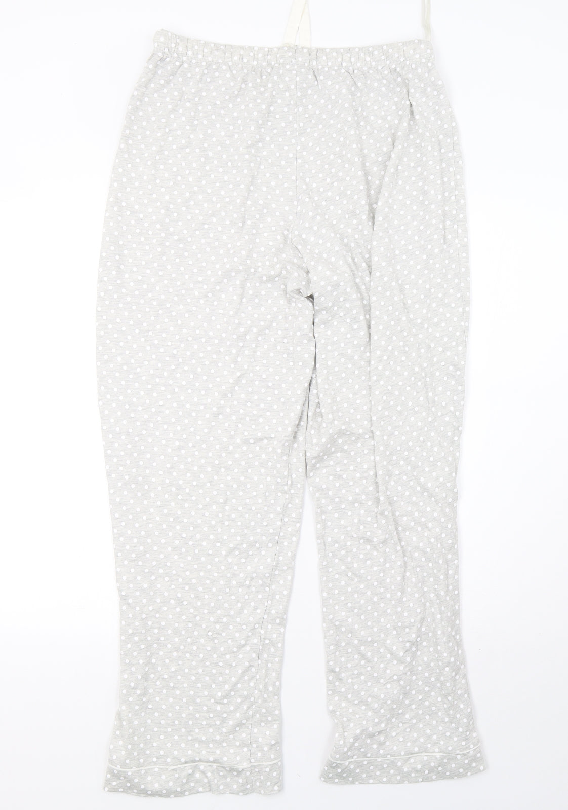 Marks and Spencer Womens Grey Polka Dot   Pyjama Pants Size 12