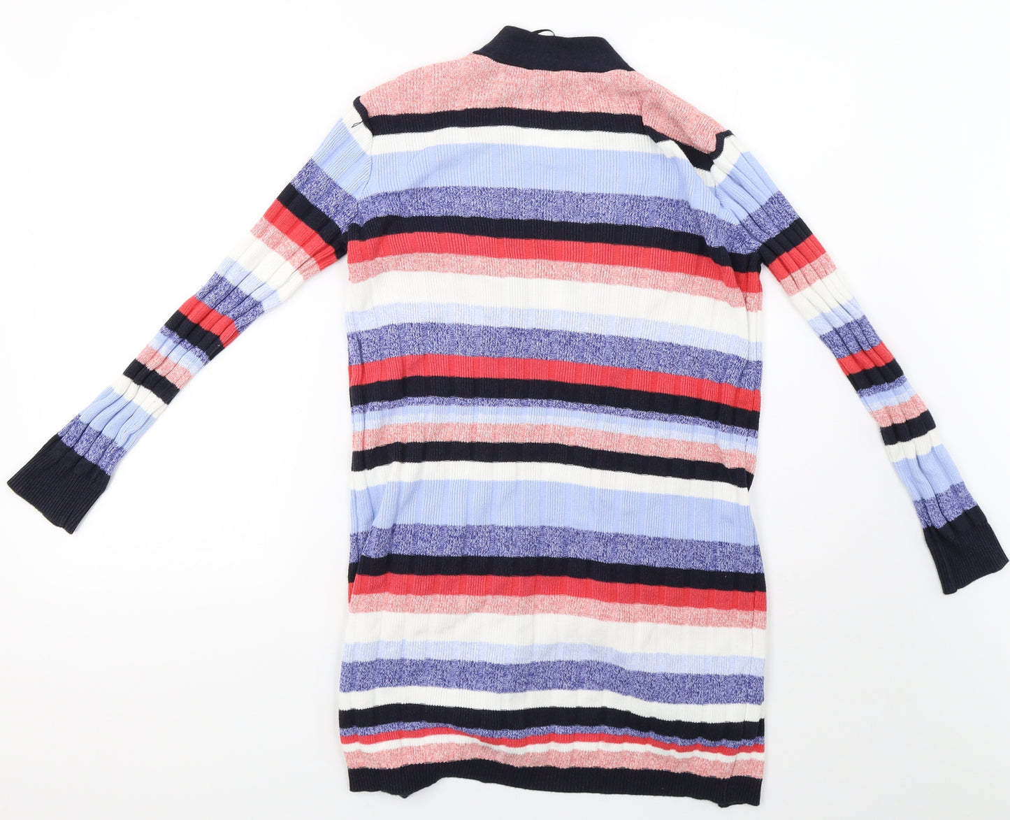 Matalan Womens Multicoloured Striped Knit Cardigan Jumper Size M