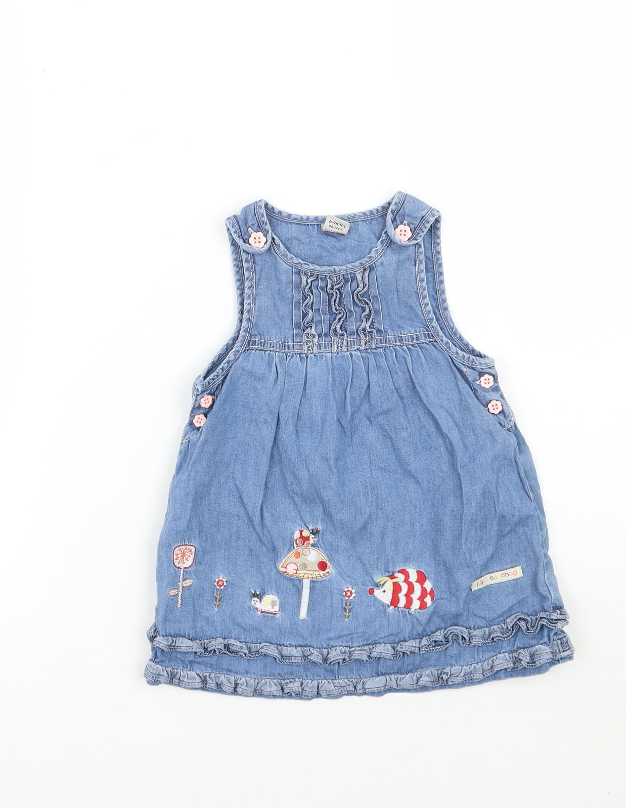 TU Girls Blue   A-Line  Size 6-9 Months