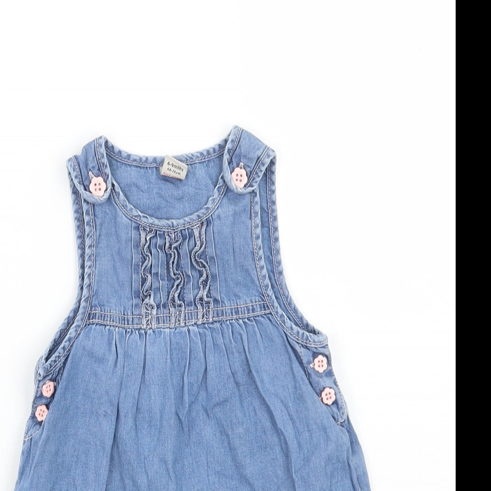 TU Girls Blue   A-Line  Size 6-9 Months