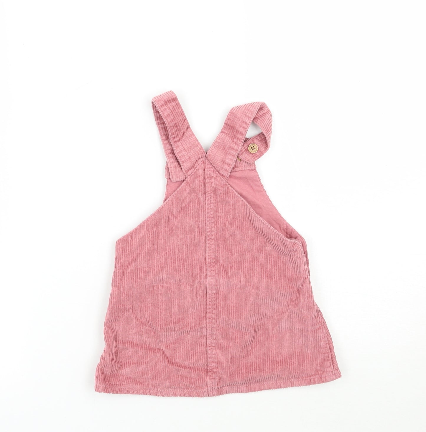 NEXT Girls Pink   Pinafore/Dungaree Dress  Size 6-9 Months