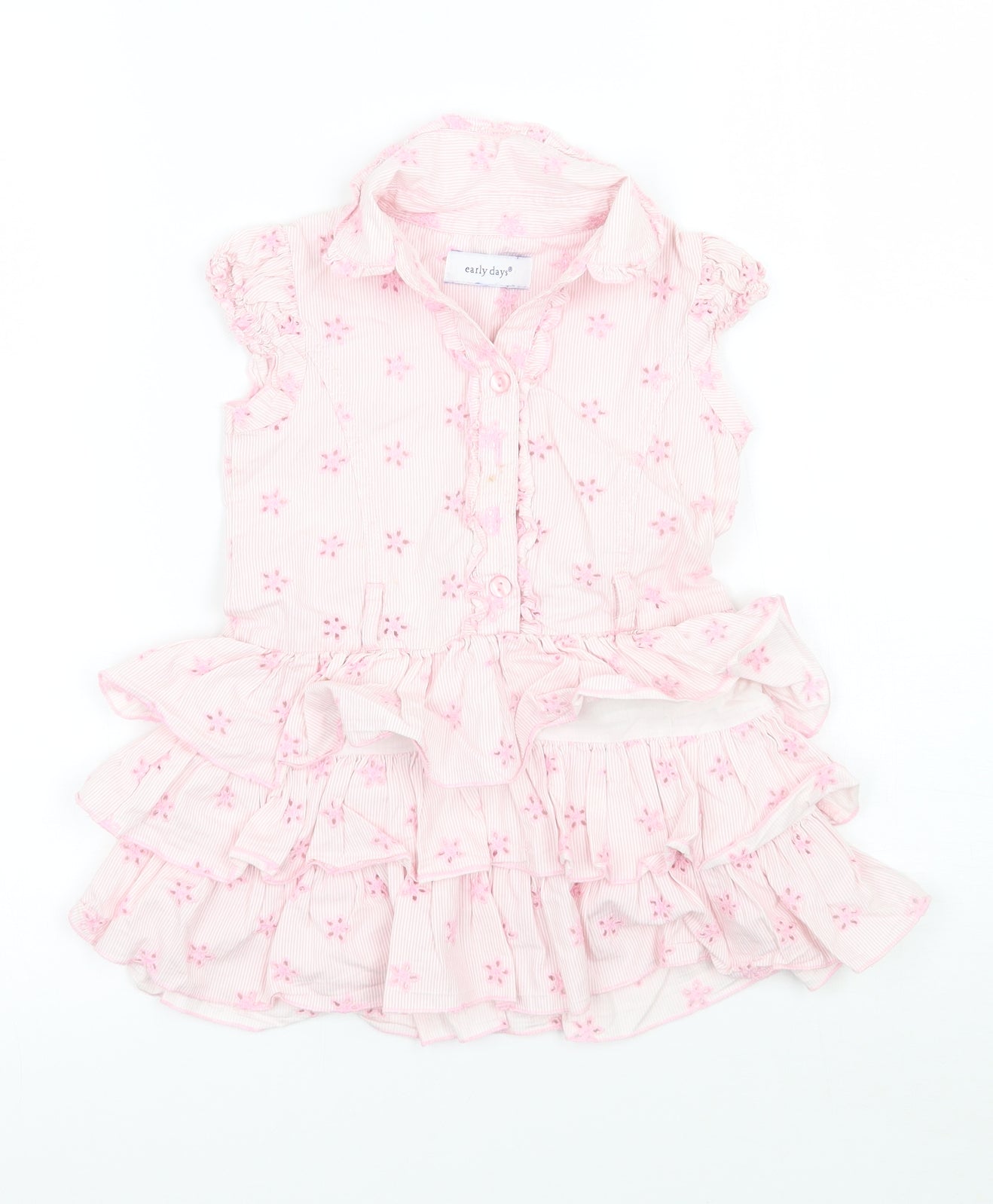 Early days Girls Pink Floral  A-Line  Size 18-24 Months
