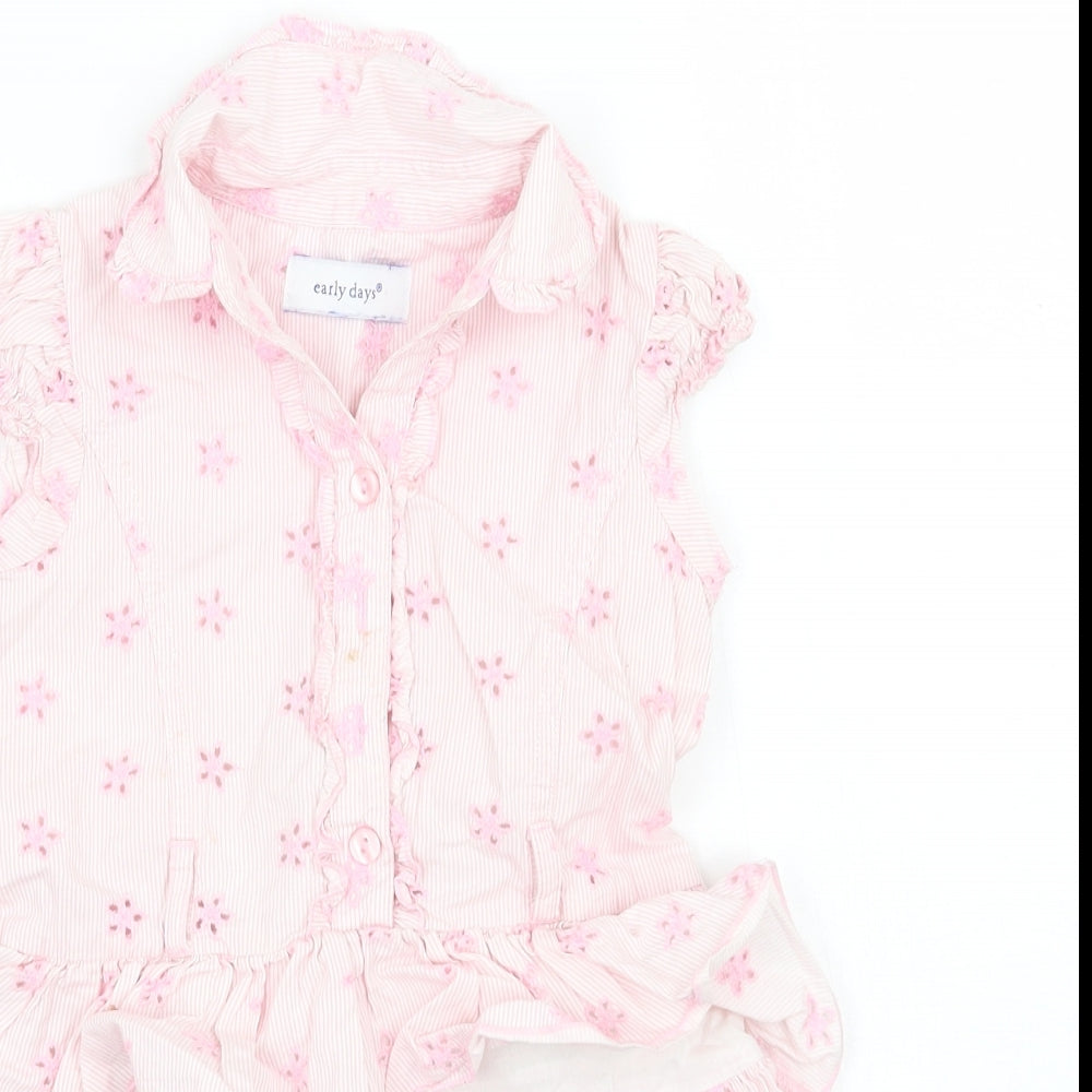 Early days Girls Pink Floral  A-Line  Size 18-24 Months