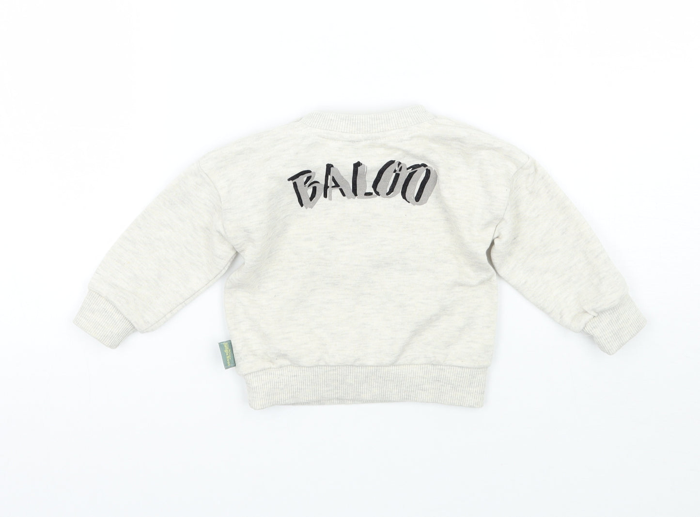 Primark Baby Beige Floral  Pullover Jumper Size 6-9 Months  - Jungle book