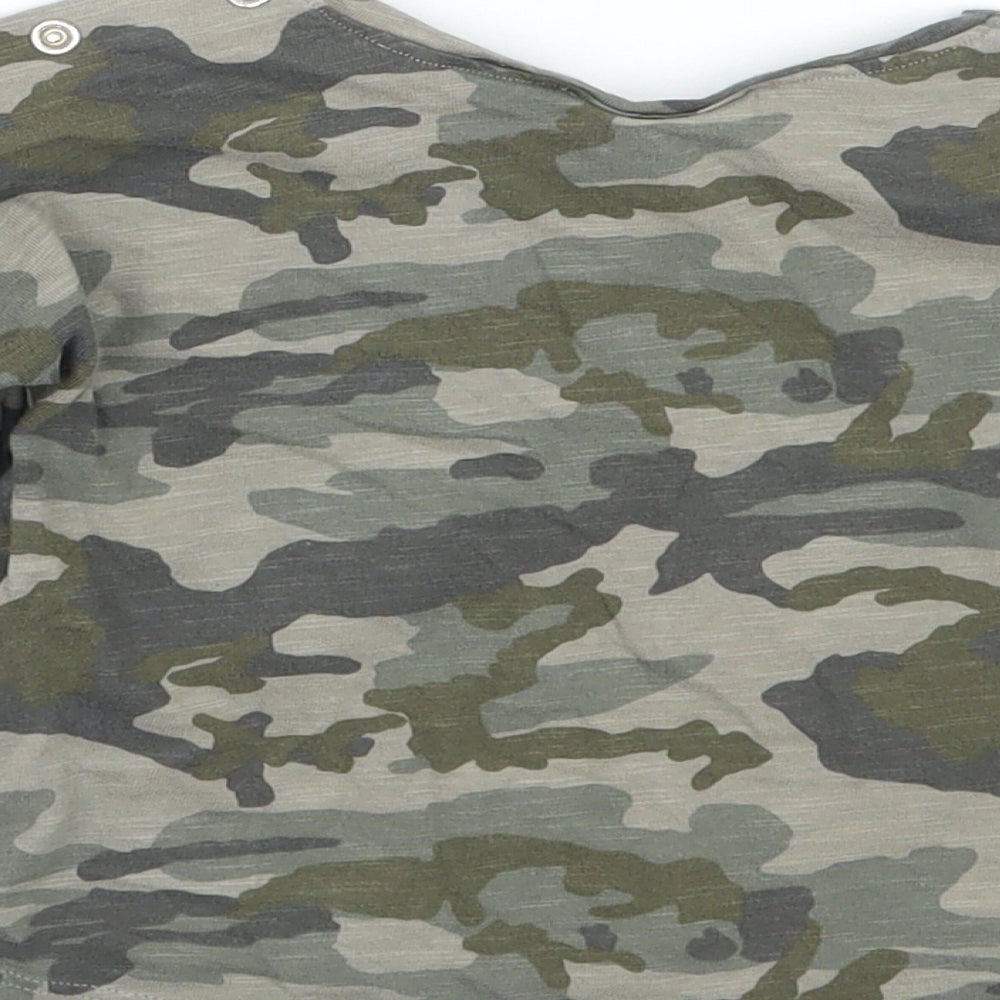 NEXT Baby Green Camouflage  Basic T-Shirt Size 6-9 Months