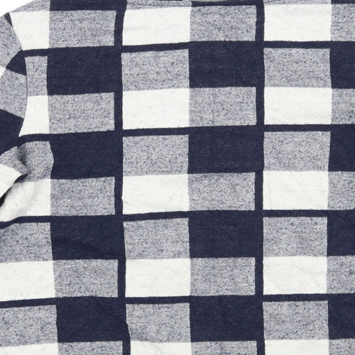 Phase Eight Womens Blue Check  Pullover Jumper Size 12