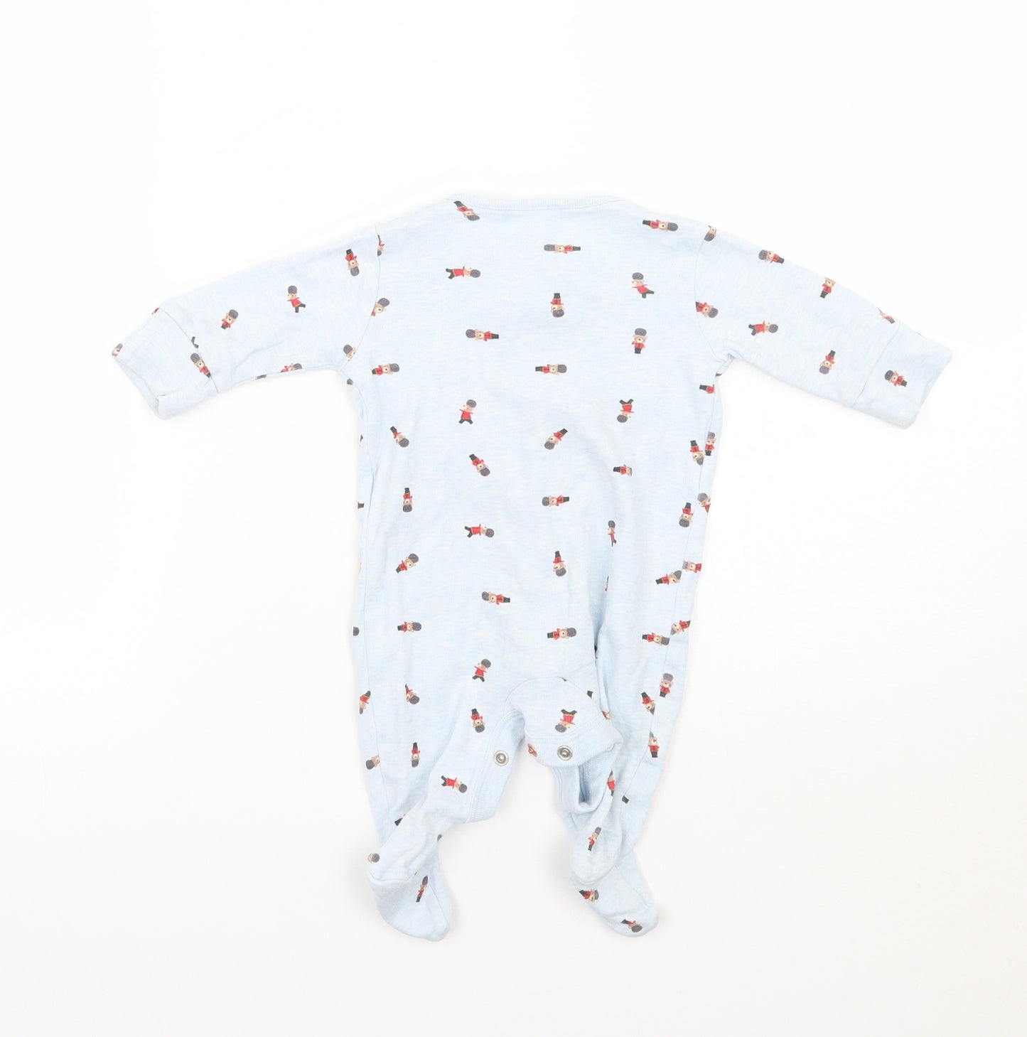 NEXT Baby Blue Geometric  Babygrow One-Piece Size 0-3 Months