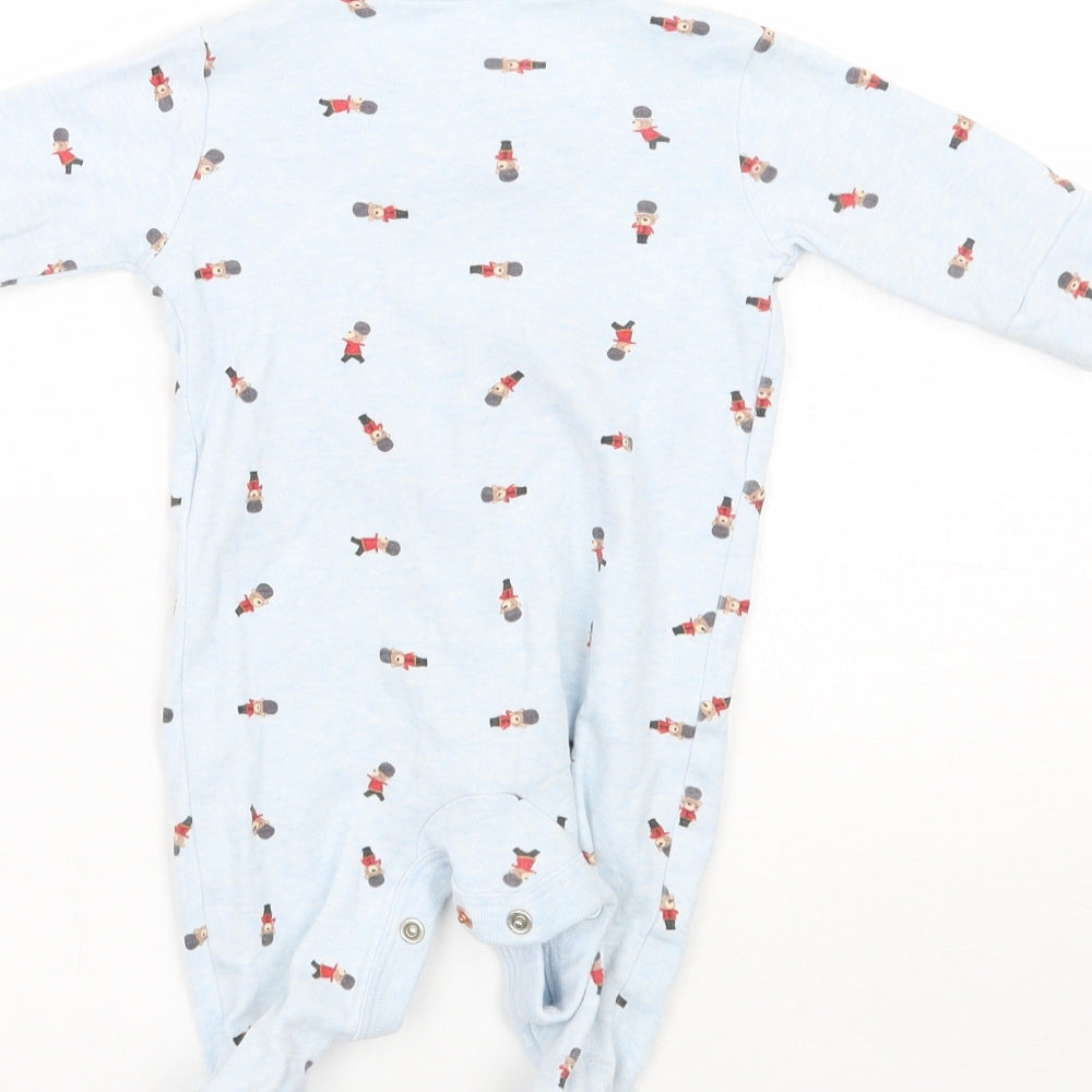 NEXT Baby Blue Geometric  Babygrow One-Piece Size 0-3 Months