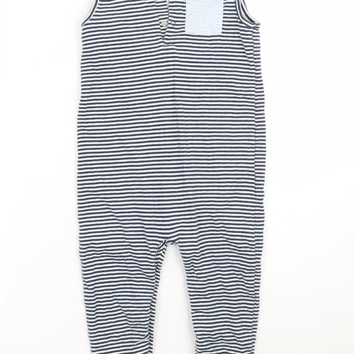 NEXT Baby Blue Striped  Babygrow One-Piece Size 12-18 Months
