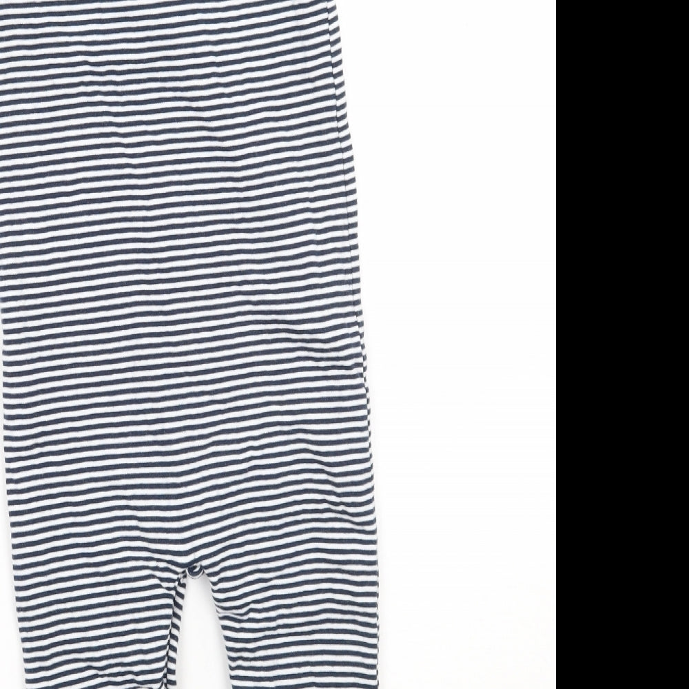 NEXT Baby Blue Striped  Babygrow One-Piece Size 12-18 Months