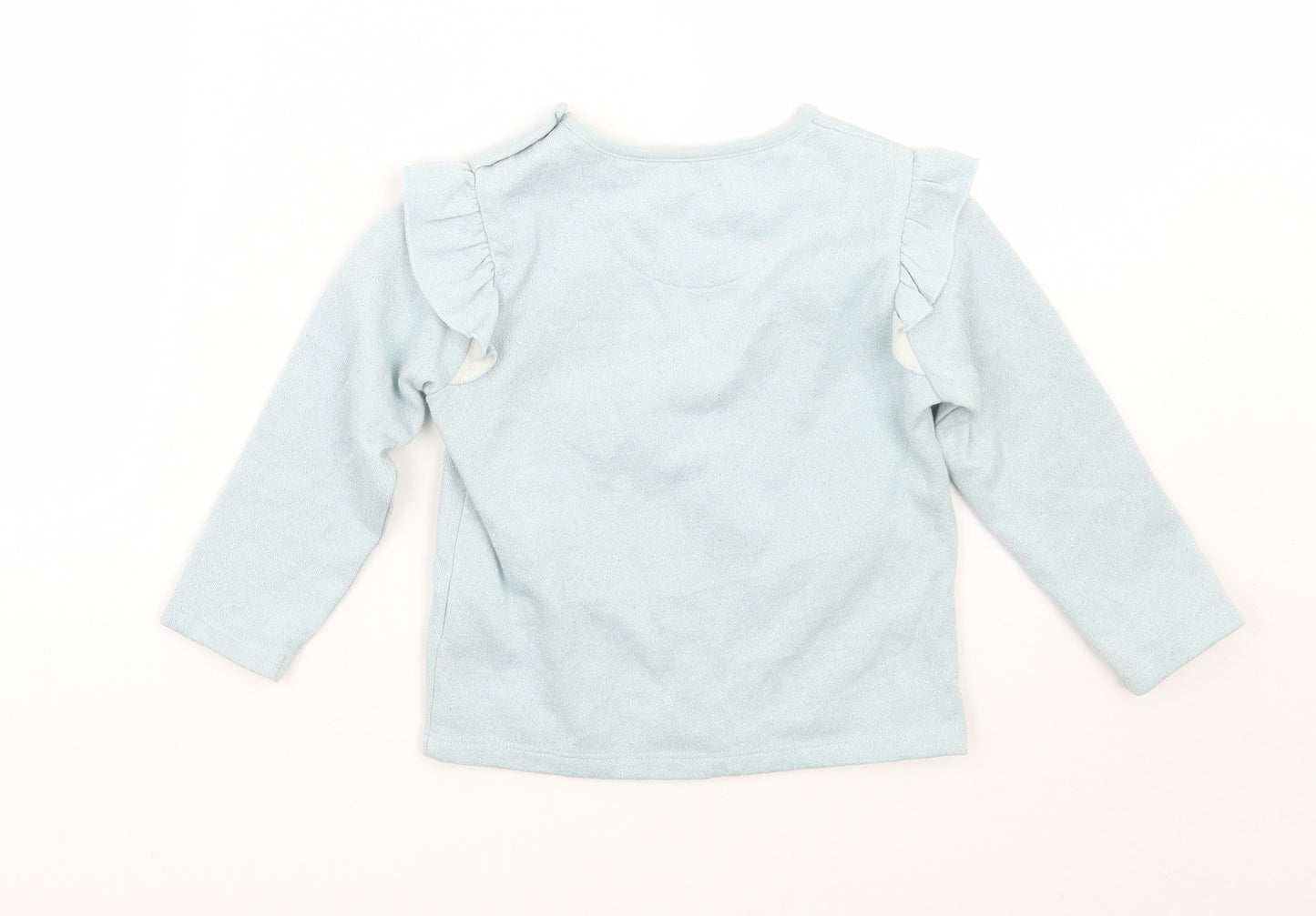 F&F Girls Blue   Pullover Jumper Size 18-24 Months