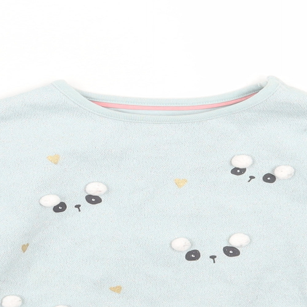 F&F Girls Blue   Pullover Jumper Size 18-24 Months