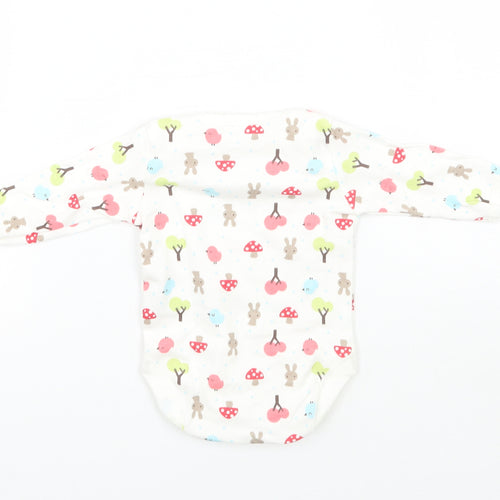 Mothercare Baby White Geometric  Babygrow One-Piece Size Newborn
