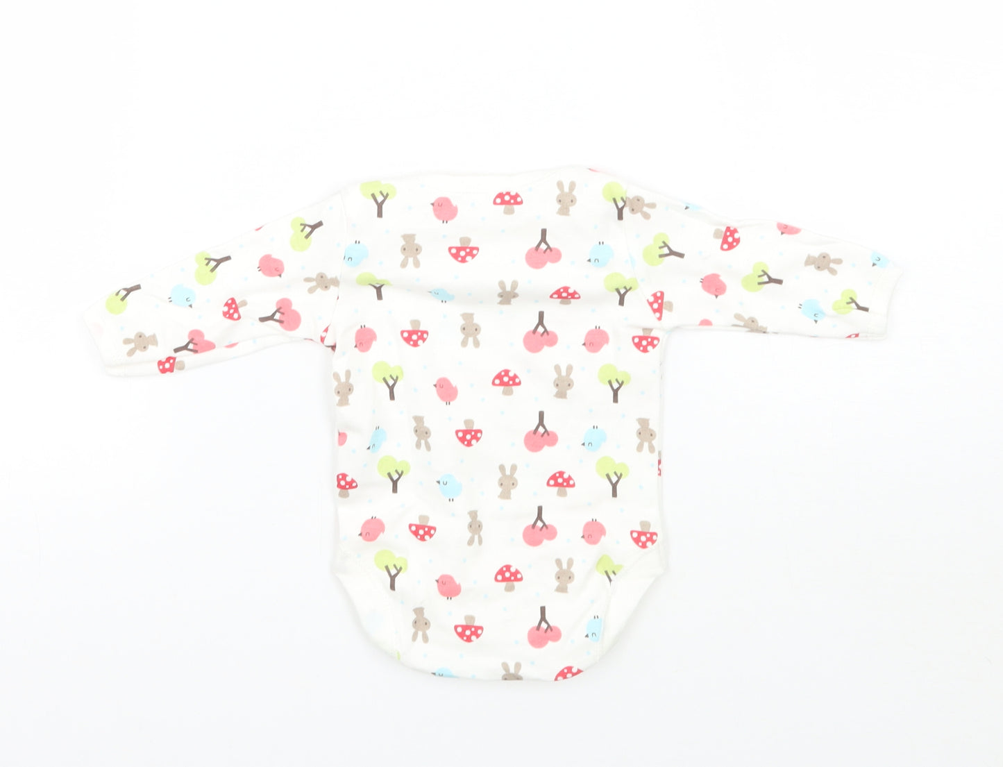 Mothercare Baby White Geometric  Babygrow One-Piece Size Newborn