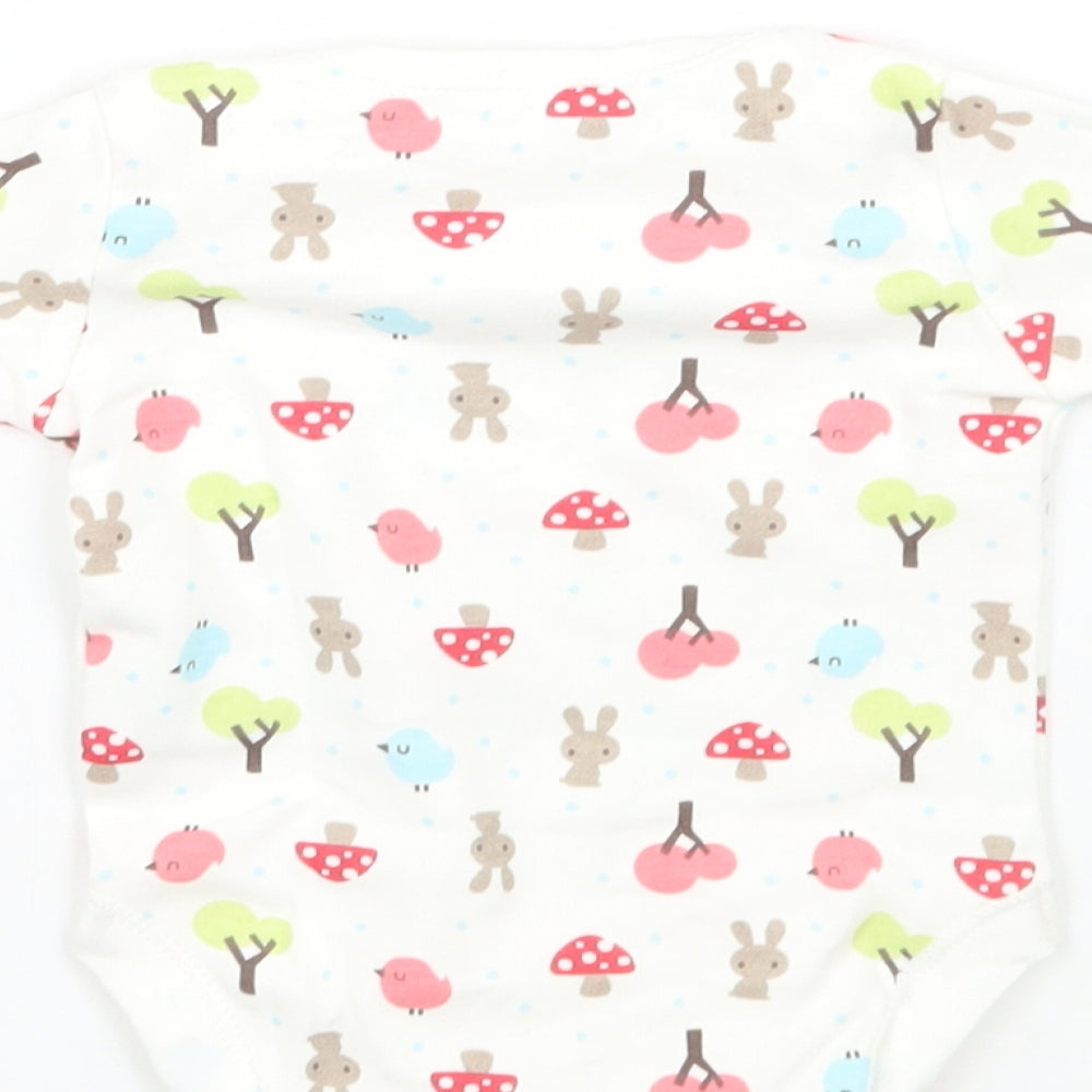 Mothercare Baby White Geometric  Babygrow One-Piece Size Newborn