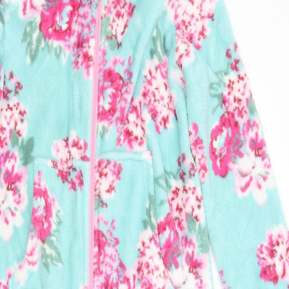Kylie Girls Blue Floral  Top One Piece Size 13 Years