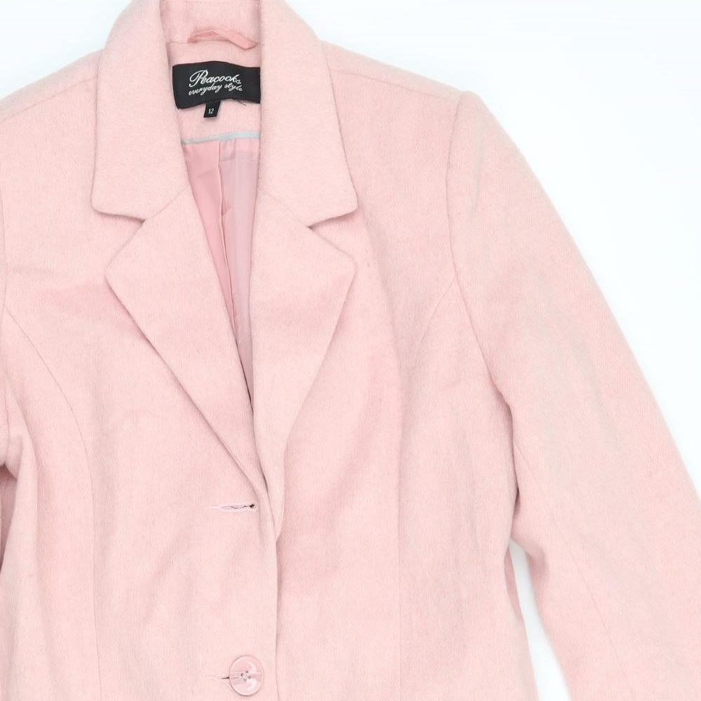 Peacocks Womens Pink   Jacket Coat Size 12