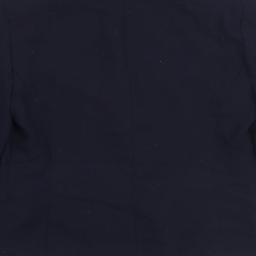 AMARANTO Womens Blue   Jacket Blazer Size 10