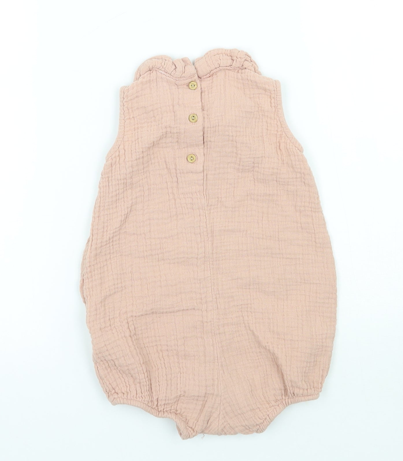 H&M Girls Pink   Babygrow One-Piece Size 6-9 Months