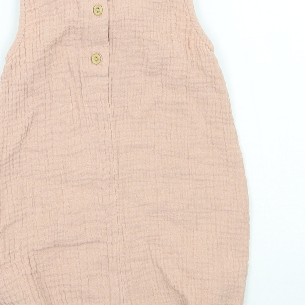 H&M Girls Pink   Babygrow One-Piece Size 6-9 Months
