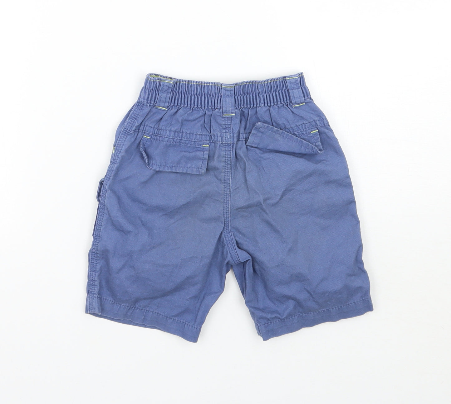 F&F Boys Blue   Cargo Trousers Size 9-12 Months
