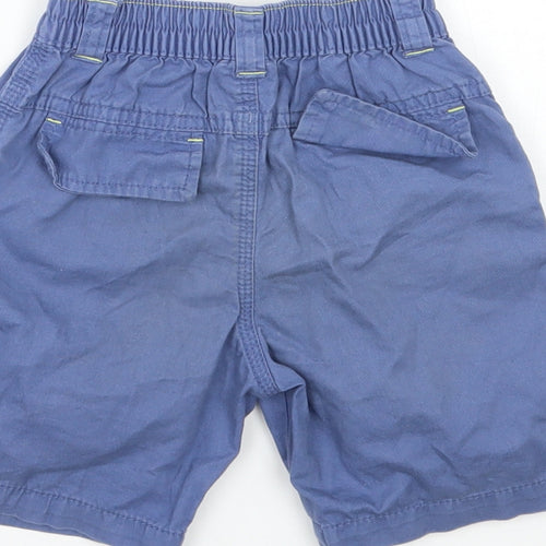 F&F Boys Blue   Cargo Trousers Size 9-12 Months