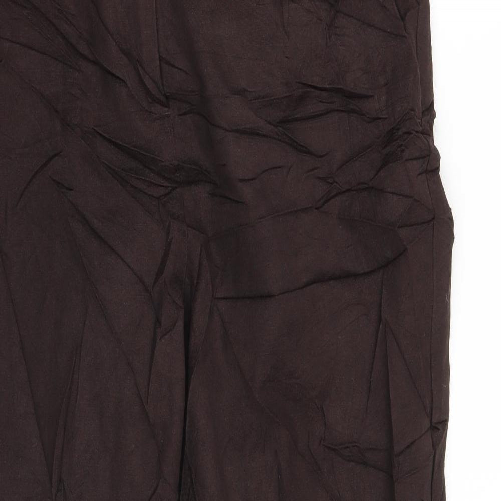Marks and Spencer Womens Brown   Trousers  Size 14 L20.5 in