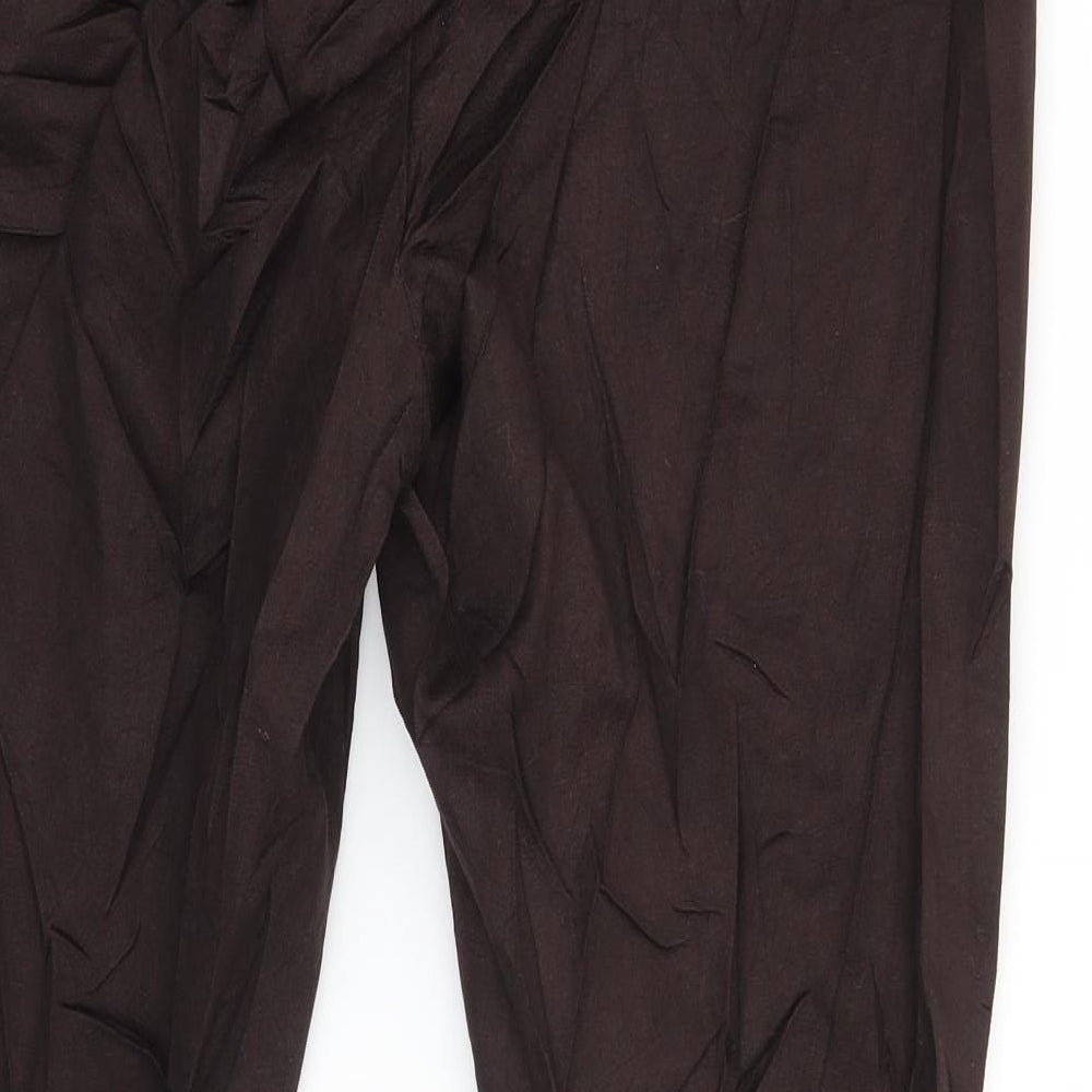 Marks and Spencer Womens Brown   Trousers  Size 14 L20.5 in