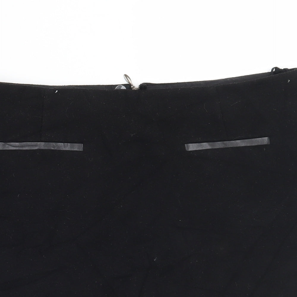 Marks and Spencer Womens Black   A-Line Skirt Size 12
