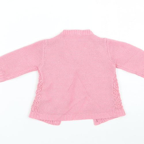 F&F Girls Pink   Cardigan Jumper   - newborn