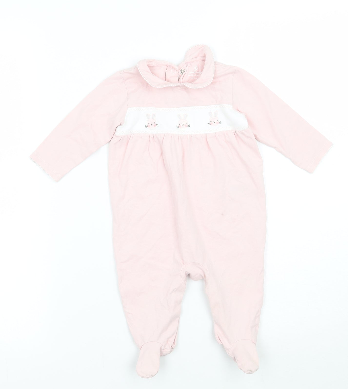 NEXT Girls Pink   Babygrow One-Piece Size 3-6 Months