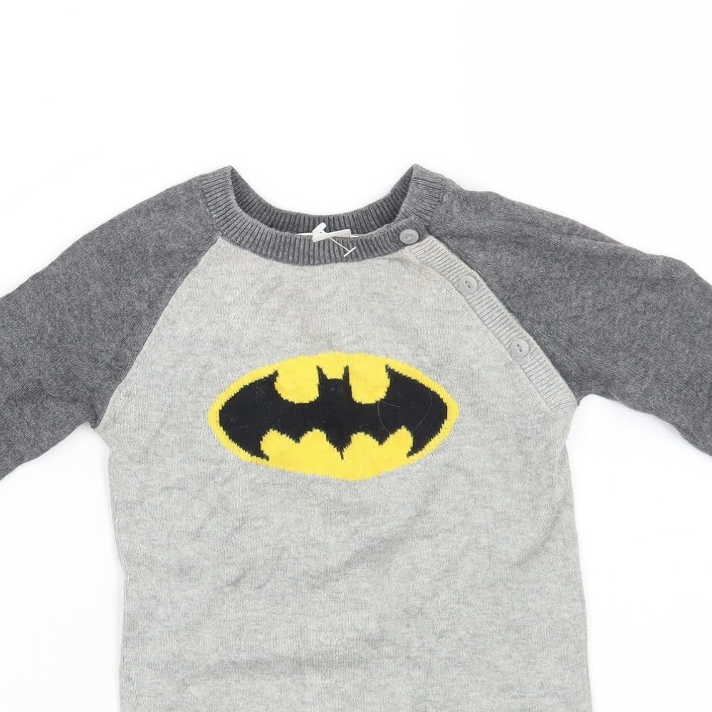 Gap Baby Grey   Babygrow One-Piece Size 3-6 Months