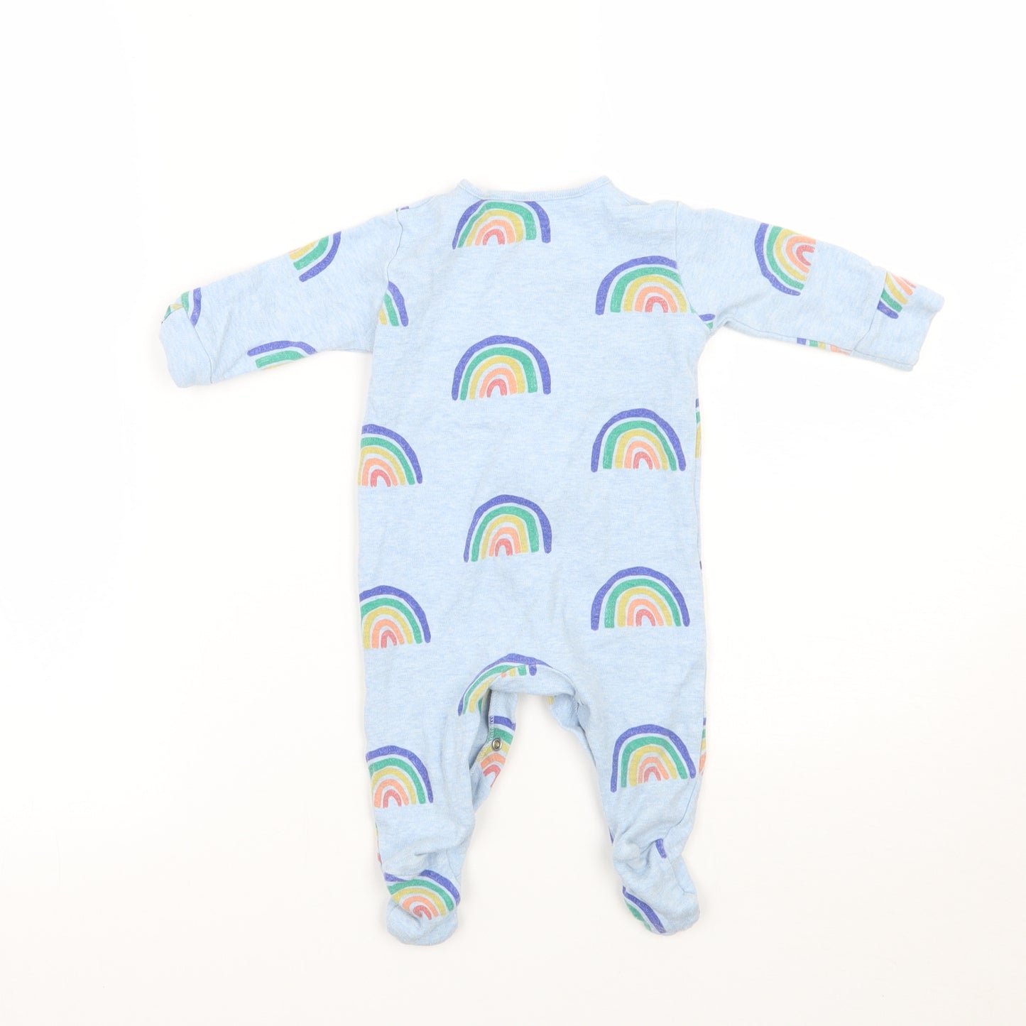 NEXT Baby Blue Geometric  Babygrow One-Piece Size 0-3 Months
