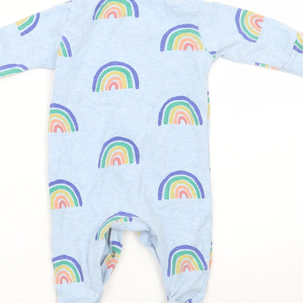 NEXT Baby Blue Geometric  Babygrow One-Piece Size 0-3 Months