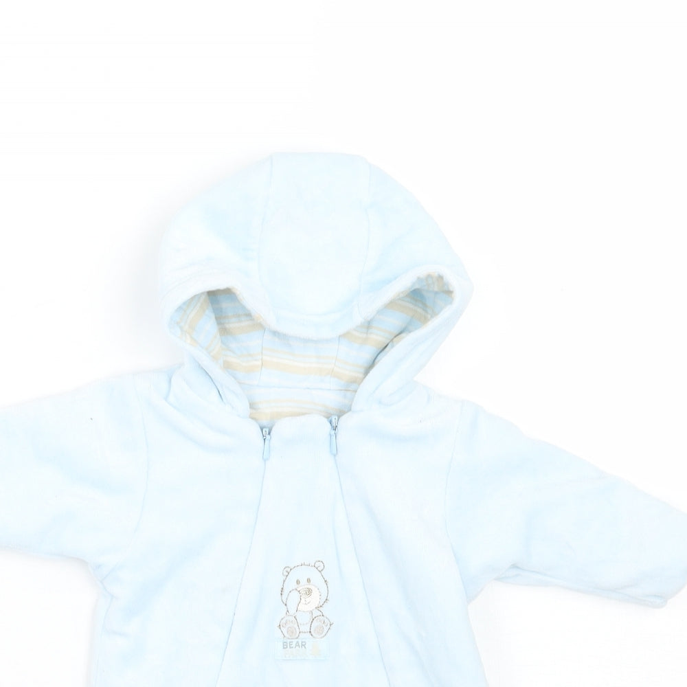 Mothercare Baby Blue   Babygrow One-Piece Size Newborn  - Tiny baby