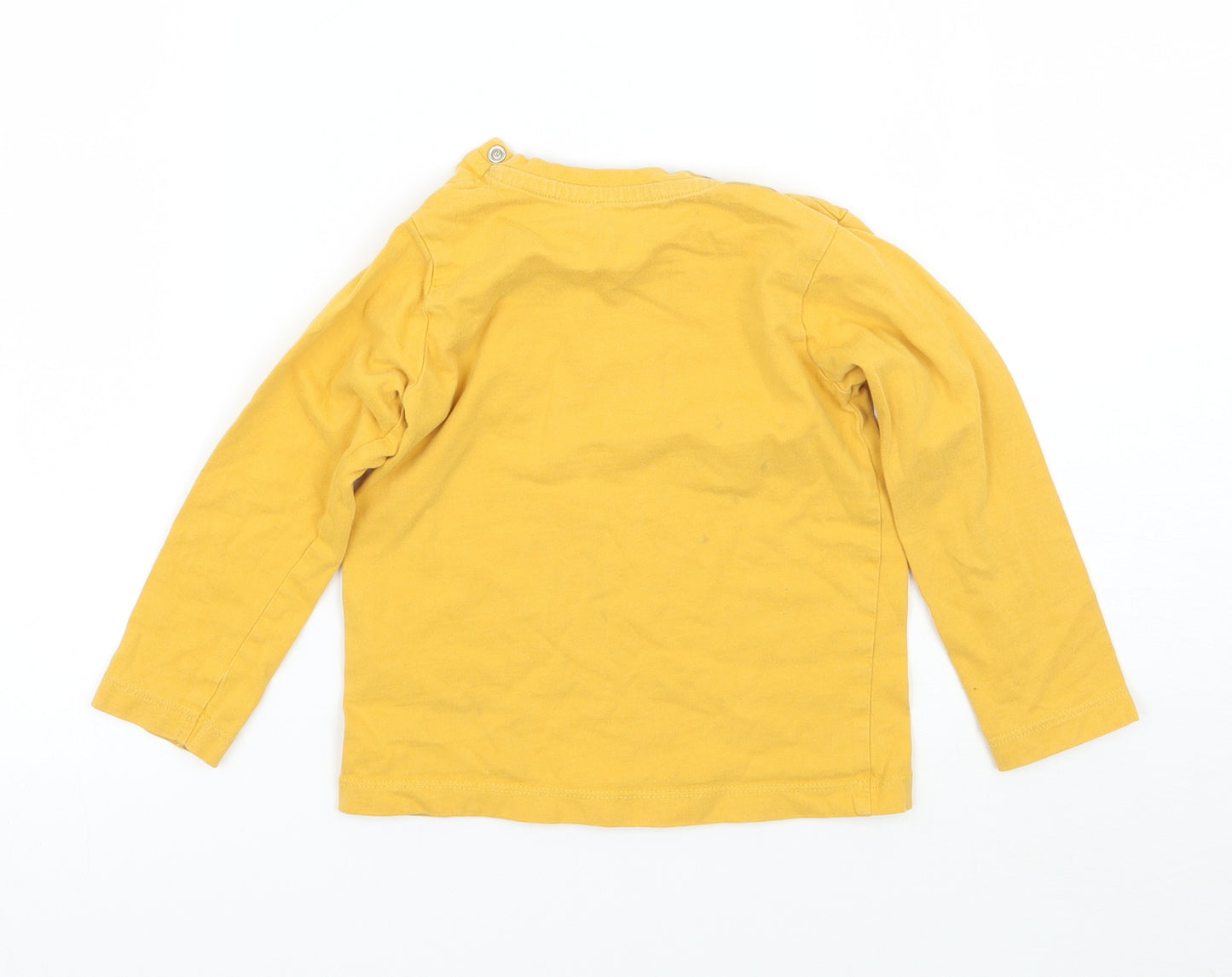 Nutmeg Boys Yellow   Basic T-Shirt Size 18-24 Months