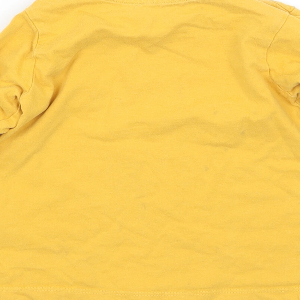 Nutmeg Boys Yellow   Basic T-Shirt Size 18-24 Months